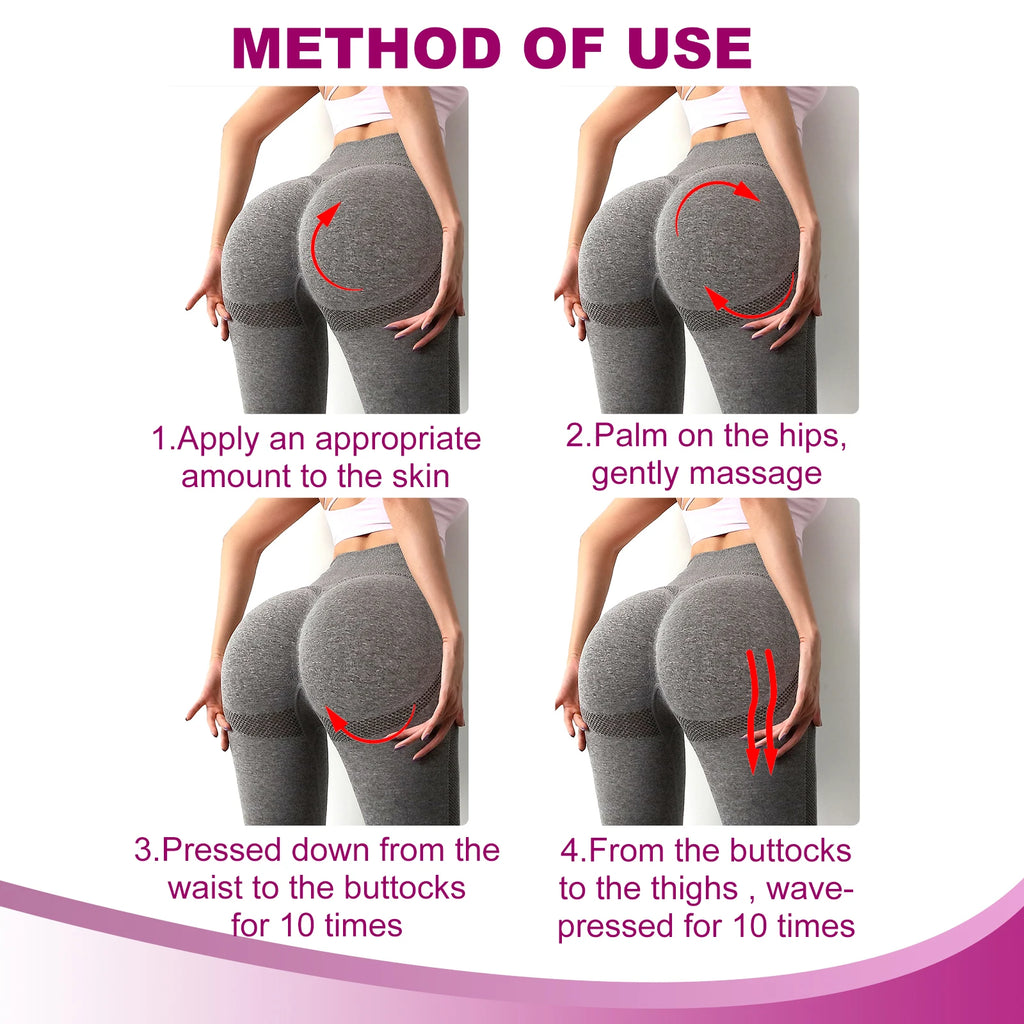 Hip Buttock Care Cream Women Butt Firming Lifting Shaping Moisturizing Body Massager Lotion Peach Plump Buttocks Care Cream Qme