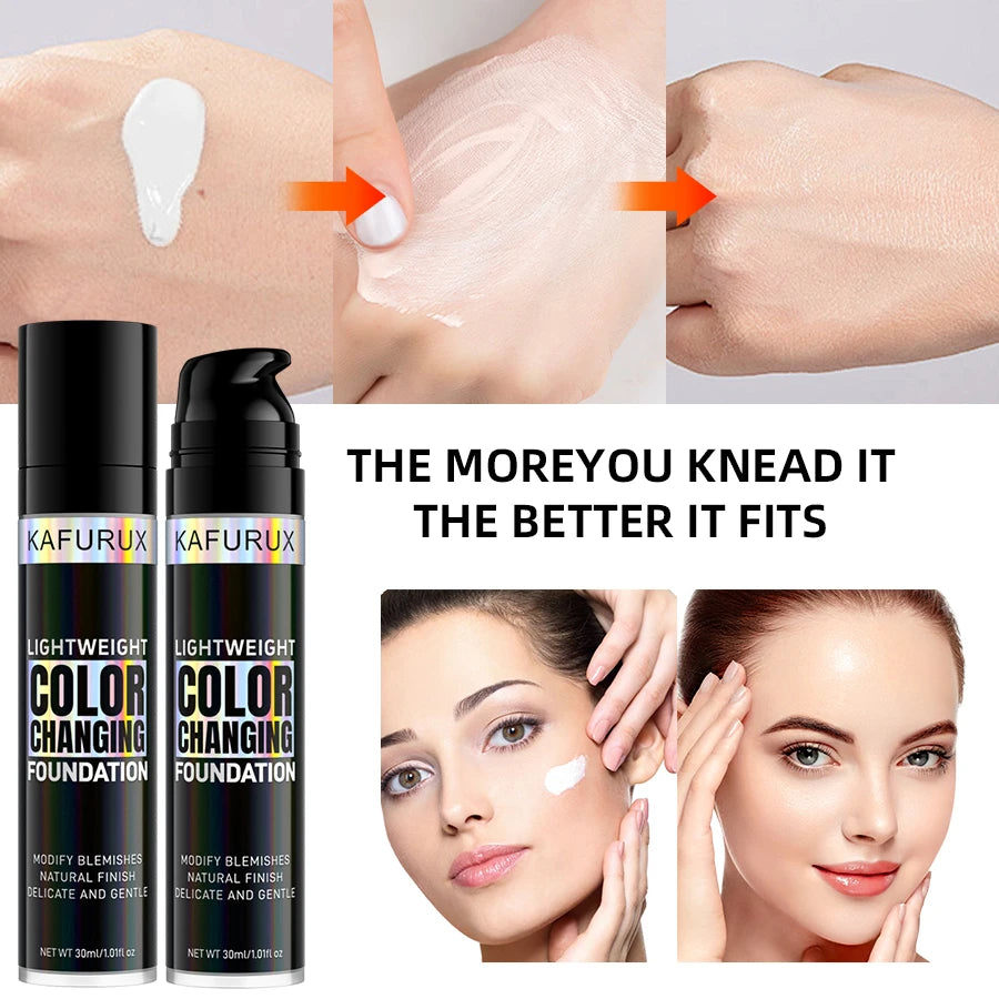 Magic Changing Foundation Liquid Soft Matte Long Lasting Hydrating Qme