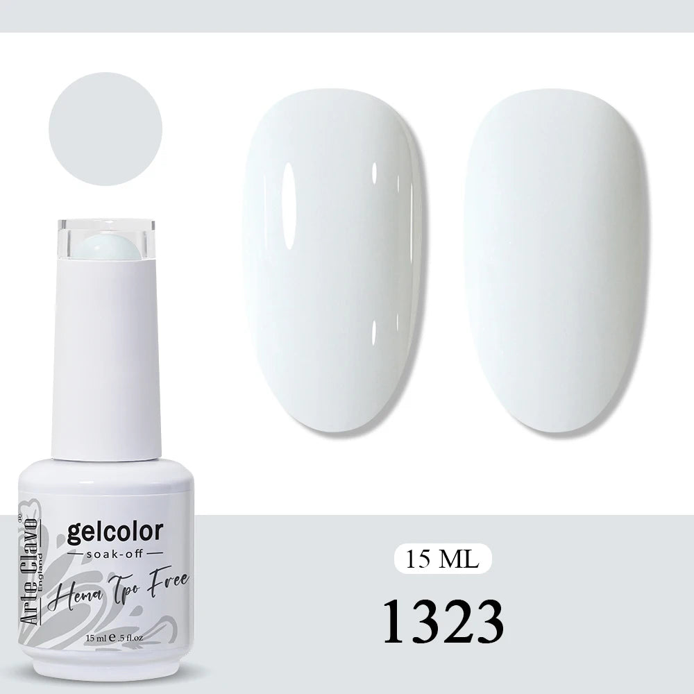 Arte Clavo Blossoming Gel Polish Nail Art Transparent Watercolor Qme 1323