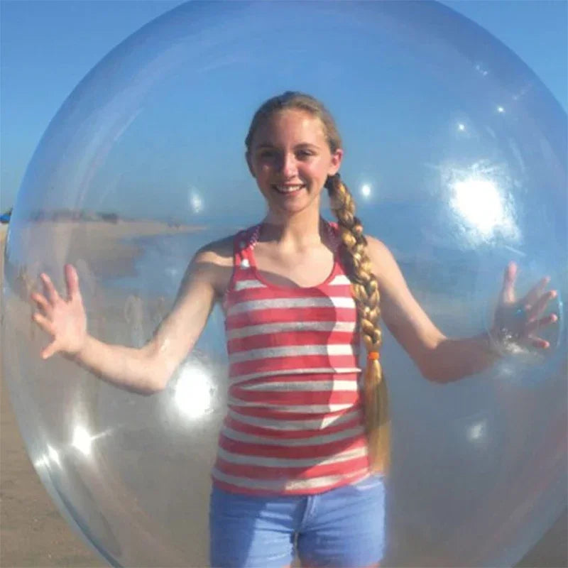 Children Outdoor Toys Bubble Ball Inflatable Rubber Ball Games Balloon Toys Baby Shower Fun Party Water Filled Bubble Ball Toy Qme