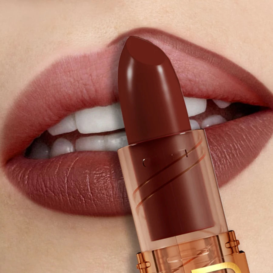 Nude Brown Red Lipstick Waterproof Lipliner Pen Sexy Matte Contour Qme