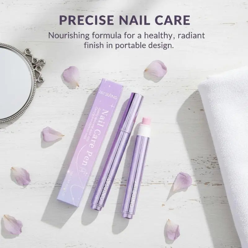 Hydrating Cuticle Remover Oil Pen Nail Care Ceramic Tip Pusher Qme
