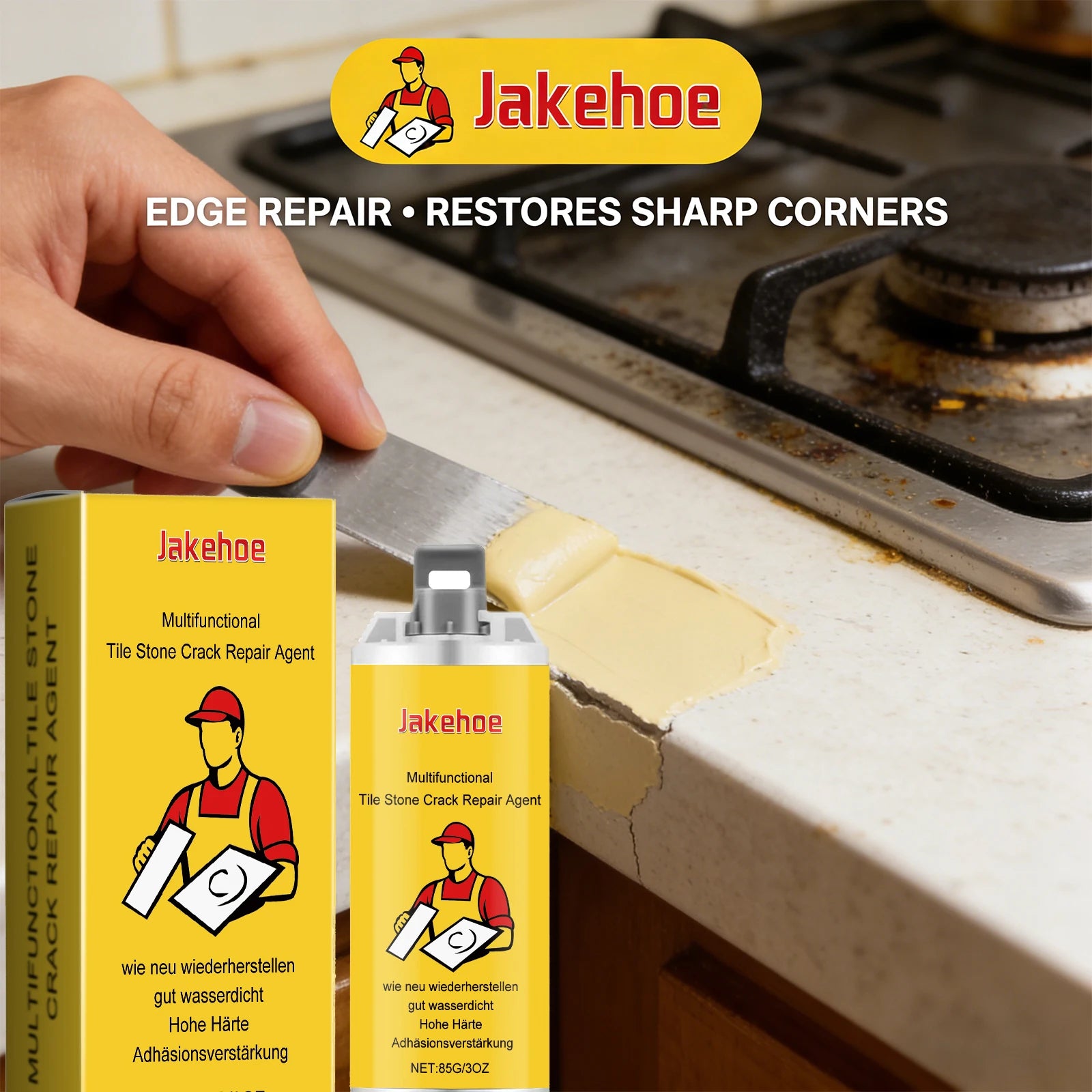 Tile Stone Crack Repair Agent Quickly Repair Ceramic Tiles Crack Restore Tile Integrity Waterproof Durable Ceramic Tile Care Set Qme
