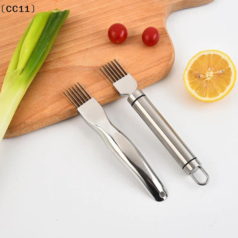 Kitchen Shred Silk Knife Stainless Steel Chopped Green Onion Curved Qme