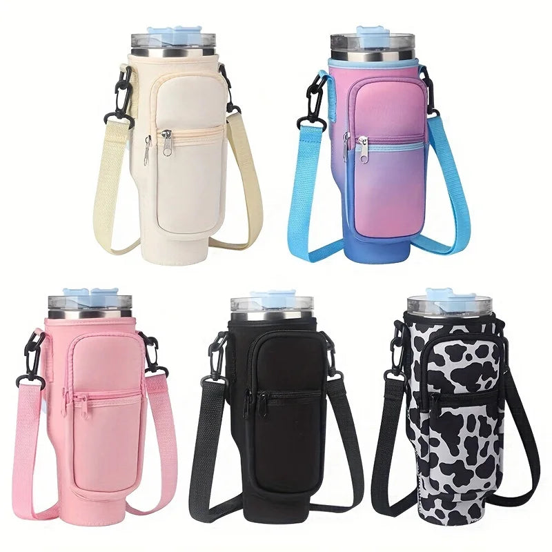Ice Brave Cup Cover, includes two storage bags (can hold mobile phones and miscellaneous items) suitable for 30oz and 40oz cups Qme