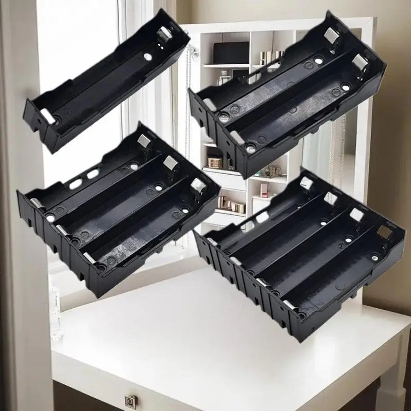 18650 Parallel Battery Box Shell 1 2 3 4 Slot Holder Storage Case DIY Qme