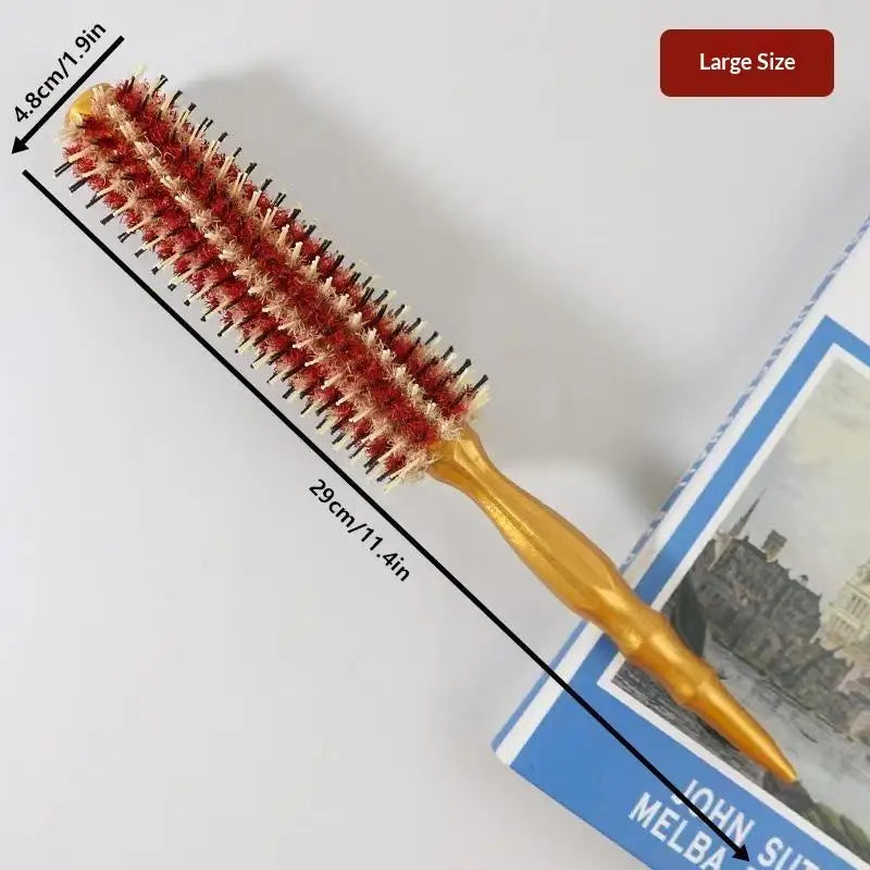 Detangling Comfortable Handle Salon Supplies Hair Styling Comb Round Qme Large