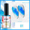 Clear Blooming Nail Gel Watercolor Marble Blossom Polish Spreading Qme 01