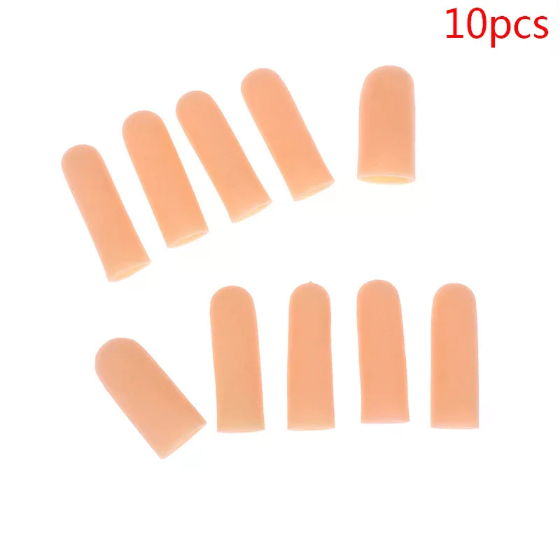 Silicone Gel Tube Hand Bandage Finger Protector Anti-cut Heat Qme