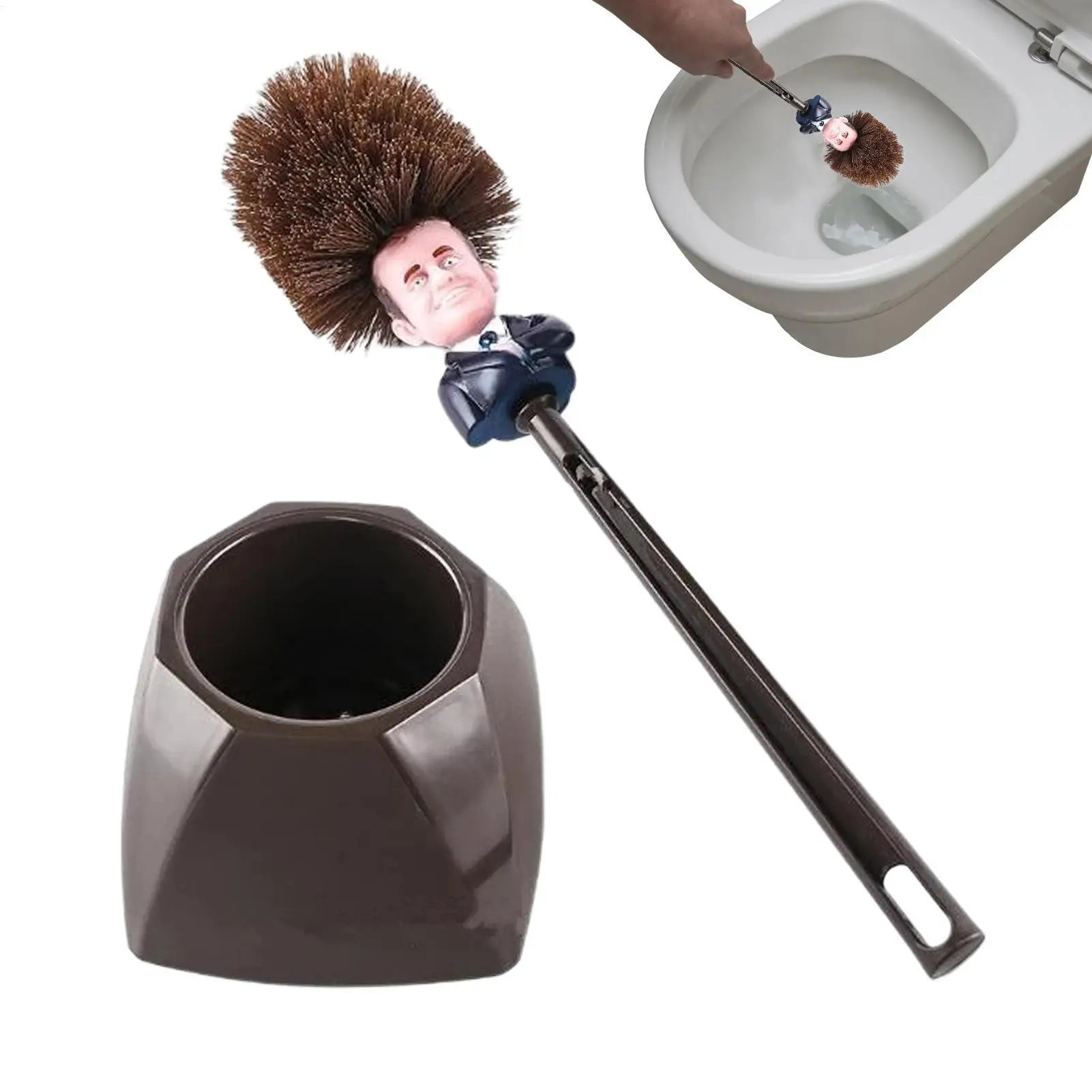 France President Trumptoilet Brush Funny Commander Crap Qme