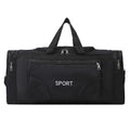 Oxford Fitness Bag Waterproof Fitness Training Bag Multifunctional Wear-resistant Adjustable Shoulder Strap for Outdoor Football Qme black color