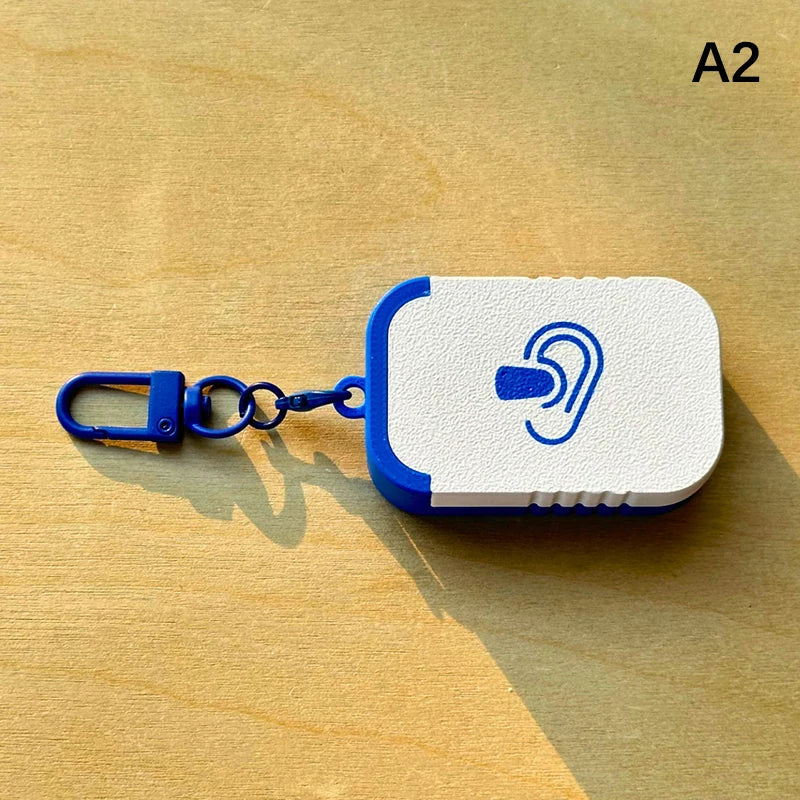 Portable Ear Plug Holder Container Jewelry Vitamins Earring Pills Qme A2