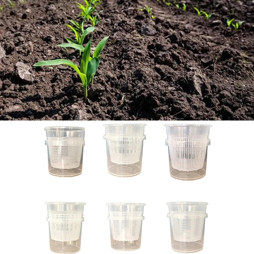 1pcs 11/14/16CM Plastic Flower Pot Self-Watering Phalaenopsis Orchid Pots For Easy Plant Care And Maintenance Garden Tools Qme
