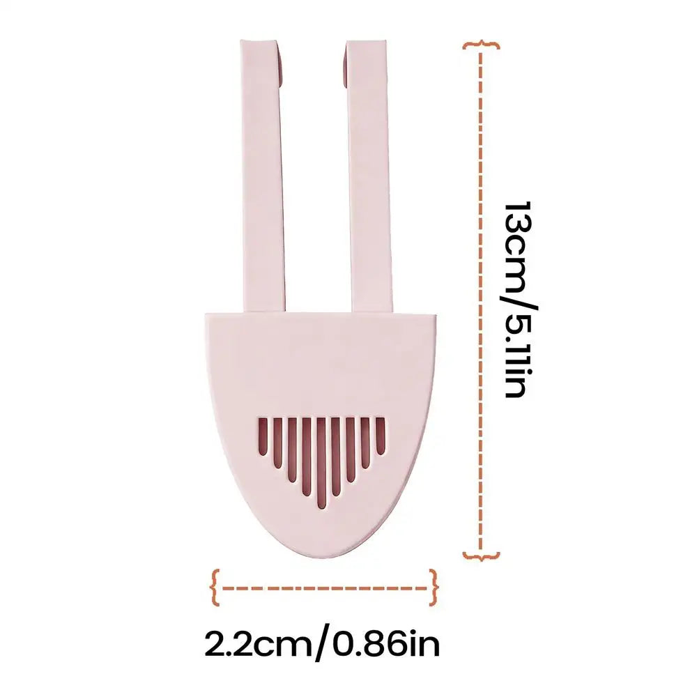 Toilet Tank Cleaner Tablet Holder Anti-Slip Stable Suspending Toilet Cleaning Tablet Holder for Bathroom Dorm Apartment Home RV Qme Pink