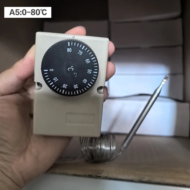 For Electrical Device Knob Temperature Mechanical Switch Capillary Thermostat 50-300C 0-60C 0-50C 0-40C 30-110C -30-30C Qme 0-80