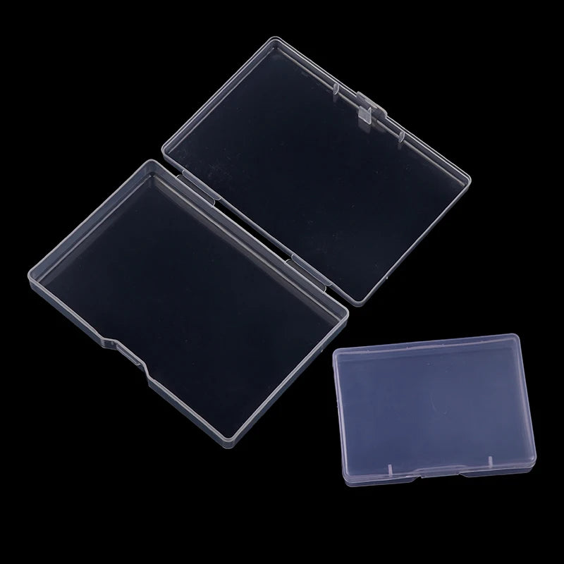 Transparent Rectangular Plastic Box Translucent Durable Dustproof Qme