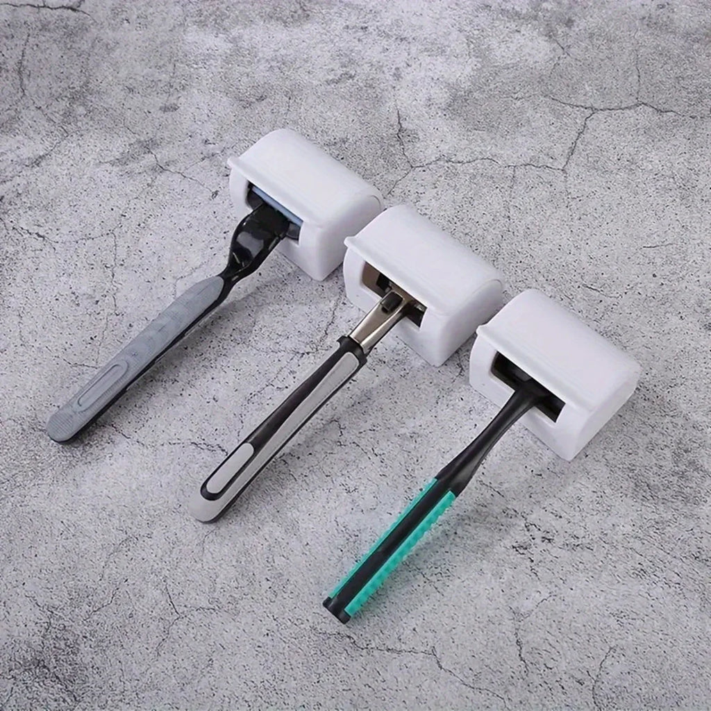 Shower Razor Hanger and Electric Toothbrush Holder - Organize Your Bathroom with Ease! Qme