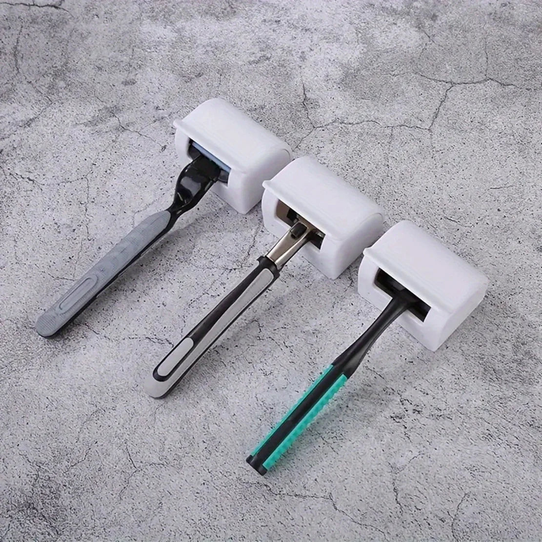 Shower Razor Hanger and Electric Toothbrush Holder - Organize Your Bathroom with Ease! Qme