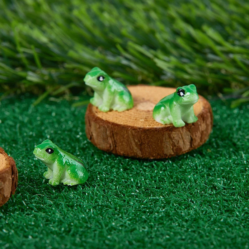 5 Resin Crafts Home Decoration Accessories Party Decoratio Mini Frog Qme