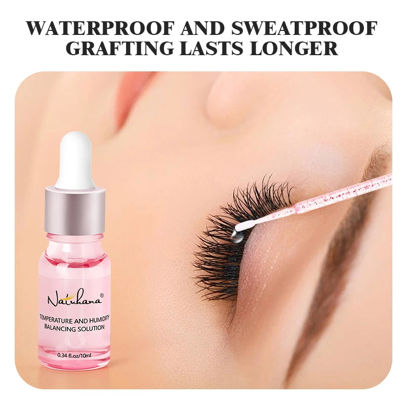 NATUHANA Eyelash Glass Coating Eye Lash Raincoat Individual Fake Qme