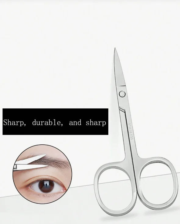 Eyebrow Scissors Beauty Eyelashes Hair Trimmer Beard Eyebrows Makeup Qme 02