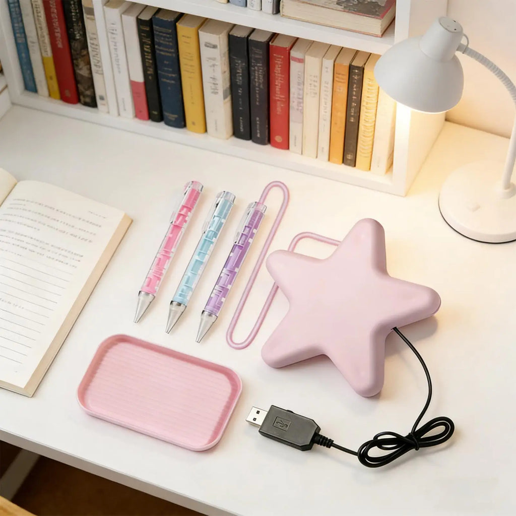Rhinestone Art Vacuum Pen Wax Free Gems Applicator With Tray Rhinestone Art Pens Electric For Craft DIY Home Decor Adults Qme