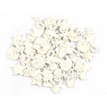 50Pcs 20-31.5mm Mixed New Year White Santa Claus/Elk/Snowman Wooden Pendant DIY Crafts Supplies Christmas Party Home Decor Gifts Qme Default Title