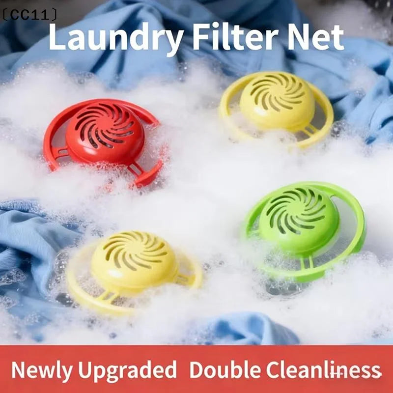 Floating Laundry Balls Built-in Pod Compartment Pet Hair Lint Catcher Qme