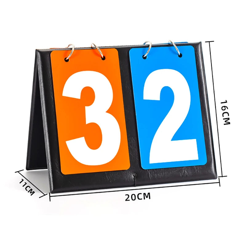 Scoreboard Tabletop Score Keeper Portable Basketball Counter Qme 1