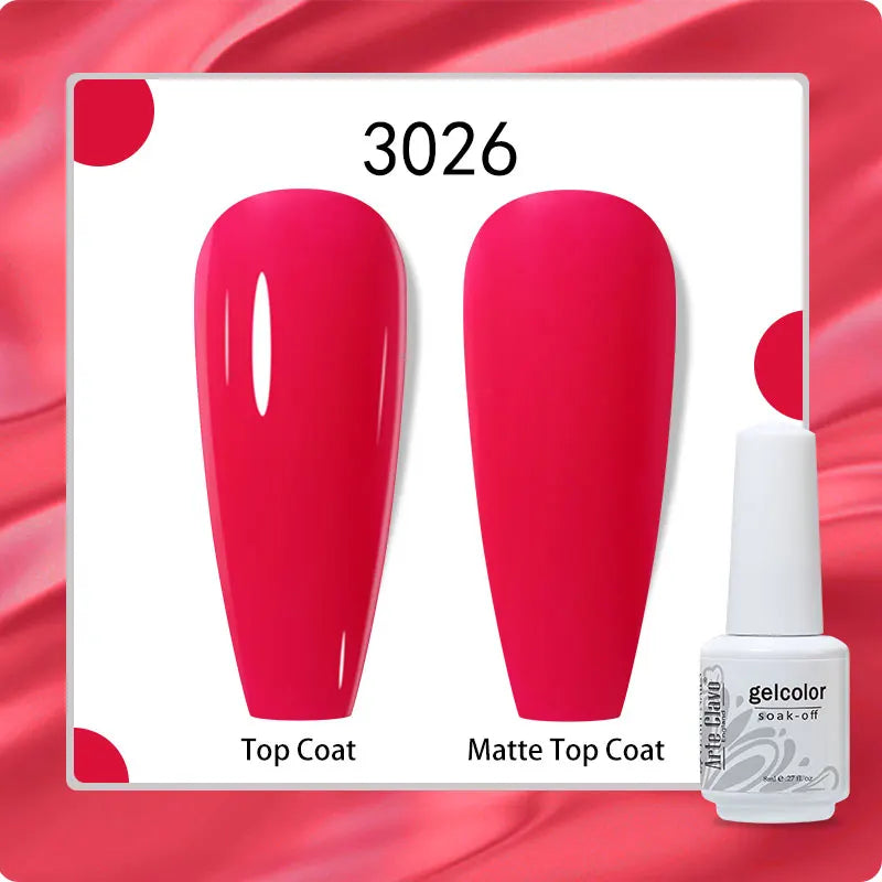 Arte Clavo Soak Off UV Gel Nail Polish Cosmetics Art Manicure Nails Qme
