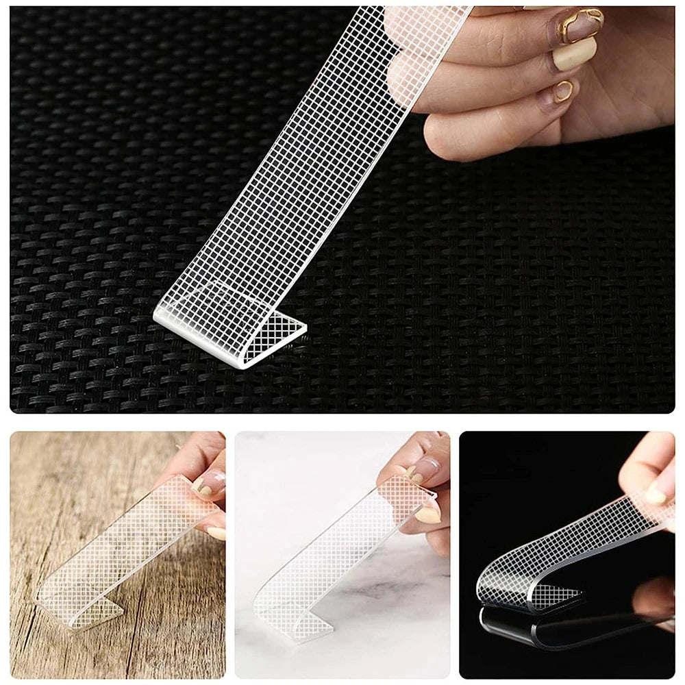 3cmx3M Nano Double-sided Adhesive Tape High Viscosity Upgraded Removable No Residue Waterproof Extra Strong Sticky Strip Sticker Qme