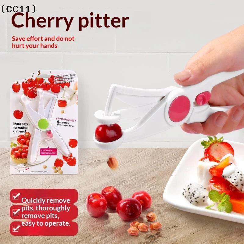 Food Grade ABS Cherry Seeder Non Slip Handle Fast Seed Removal Salad Qme