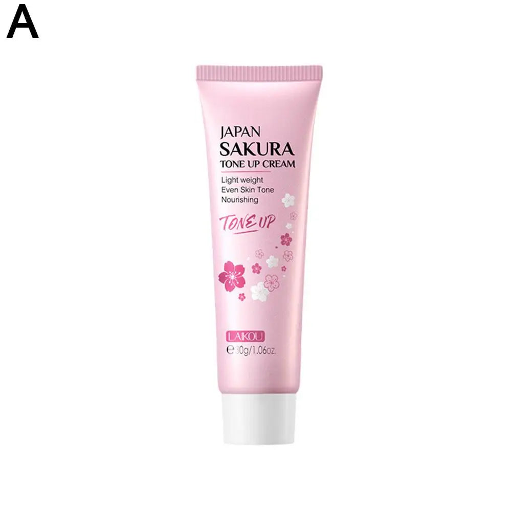Sakura Tone-up Cream Quick Skin Tone Balancer Long-lasting Hydrating Qme A