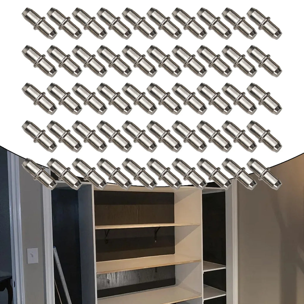Bracket Shelf Support Pegs Plated Pins Easy Installion Flexible For Cabinet Furniture Closet Iron High Quality Qme