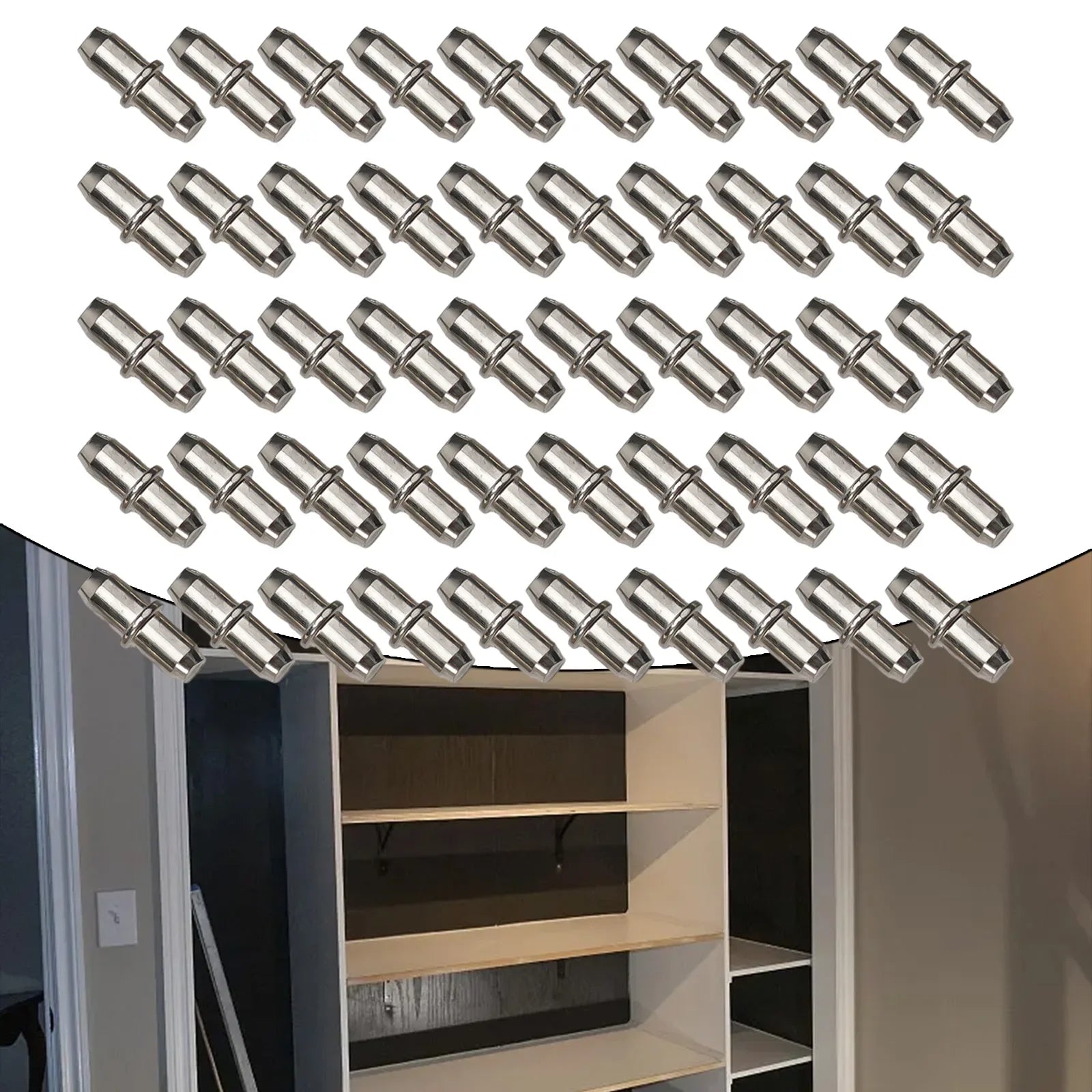 Bracket Shelf Support Pegs Plated Pins Easy Installion Flexible For Cabinet Furniture Closet Iron High Quality Qme