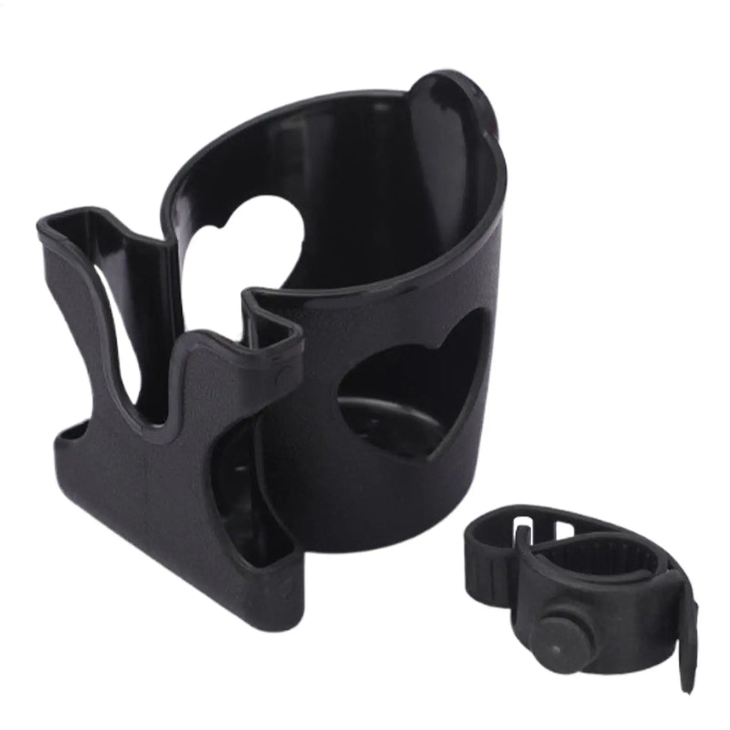 Baby stroller cup holder electric car walking tool accessory bag 360 Degrees Rotation Wheelchair Bottle Attachment Black Color Qme