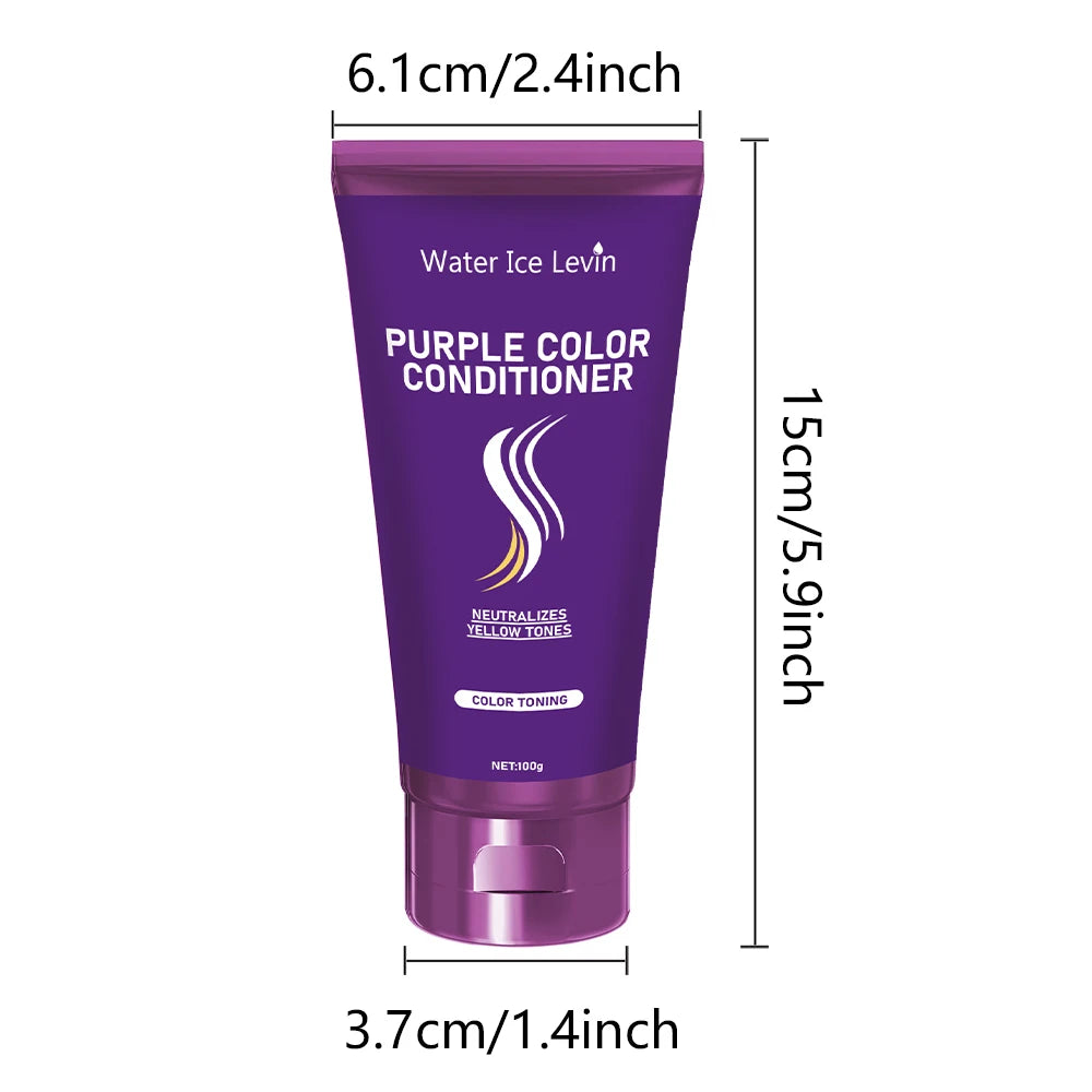 Purple Repair Hair Mask Keratin Deep Nourishing Dry Frizzy Damaged Treatment Collagen Magical 5 Second Soft Shiny Care Qme