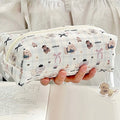 Cute Cartoon Puppy Pencil Pouch Large Capacity Stationery Storage Bag Qme A2