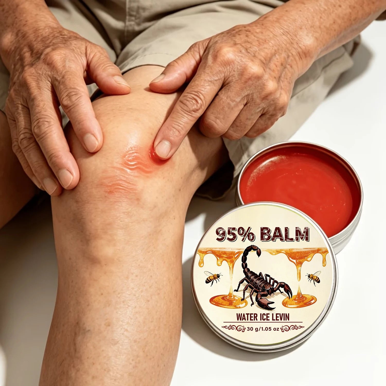 Hydrating Firming 95% Bee Venom Balm with Collagen NMN, Portable Whole Body Moisturizing Cream Qme