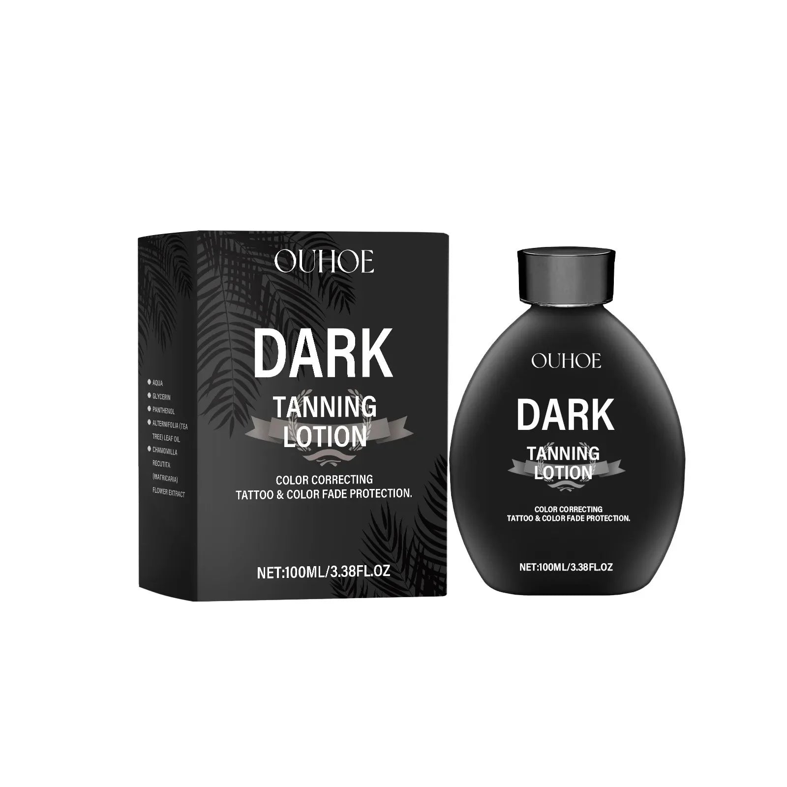 Self Tanning Lotion Long Lasting Bronzer Dark Wheat Sunless Tanner For Face Body Solarium Moisturizing Nourish Fake Tan Cream Qme 100ml Boxed