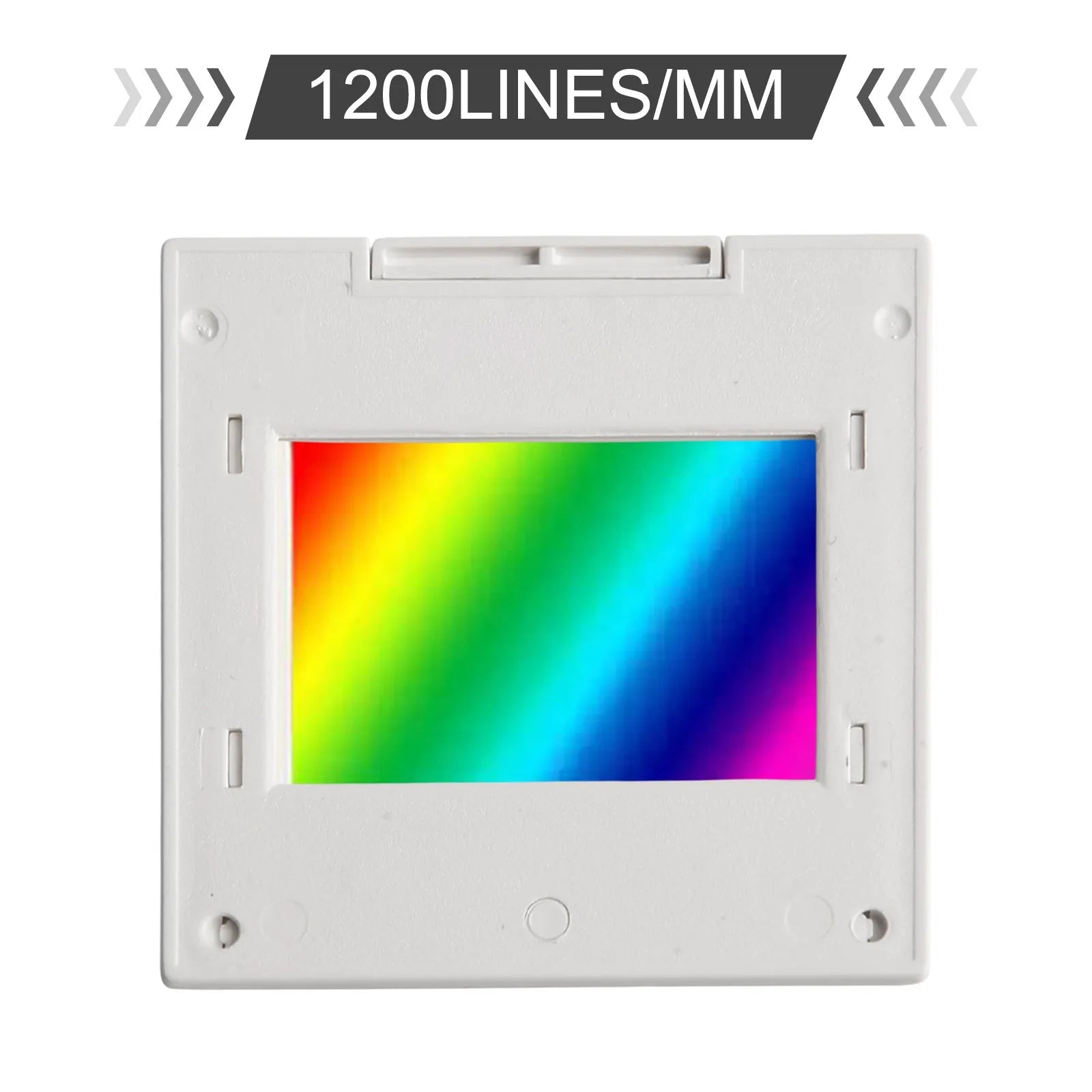 Diffraction Grating 80/300/600/1000/1200/1600 Line 2mm Transmission Grating Spectrophotometer Optical Teaching Experiment Qme 1200lines mm