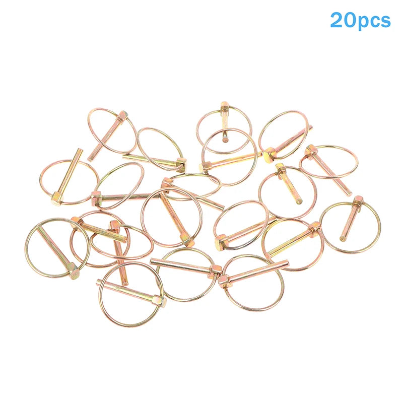 10 20 Bicycle Stroller Cargo Ring Clip Farm Lawn Garden Truck 6 Steel Qme 20Pcs
