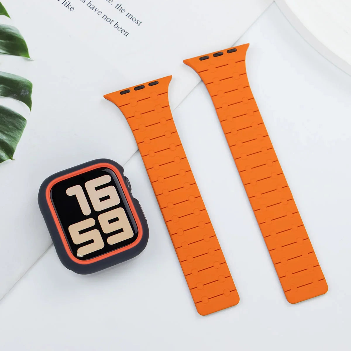 TPU Case+Silicone Strap for Apple Watch Band Ultra 2 49mm 45mm 44mm 41mm Protective Case Bracelet for Iwatch Series 9 8 7 6 5 4 Qme