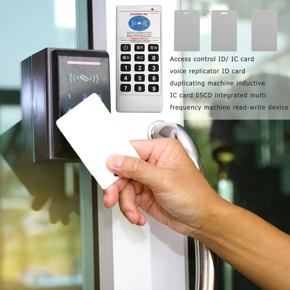 Handheld Frequency Copier 125Khz-13.56MHZ RFID NFC IC Card Reader & Writer RFID Duplicator Copier IC/ID Writer Programmer Qme