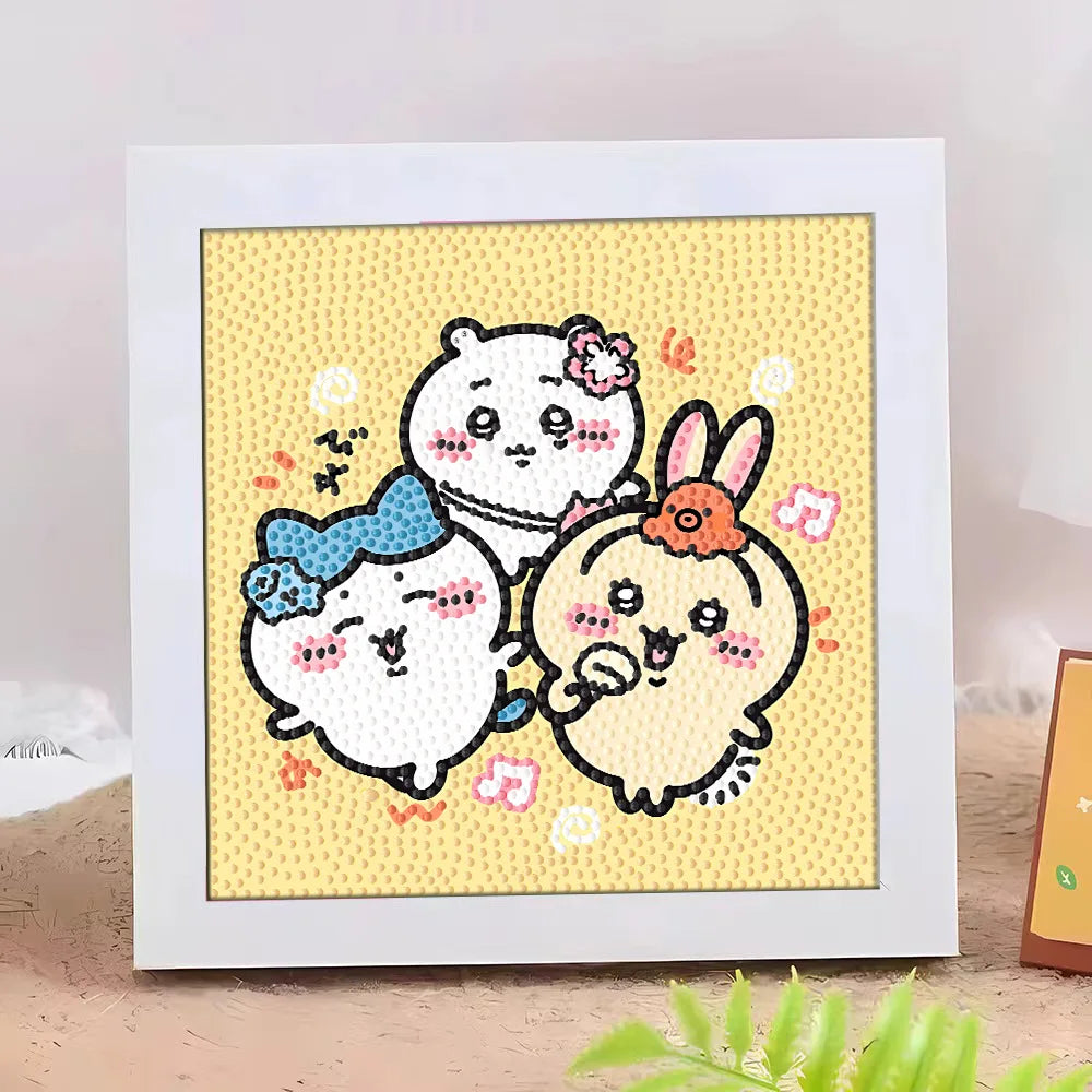 Hello Kitty Kuromi Diamond Painting DIY Craft Frame Cartoon Students Qme 5