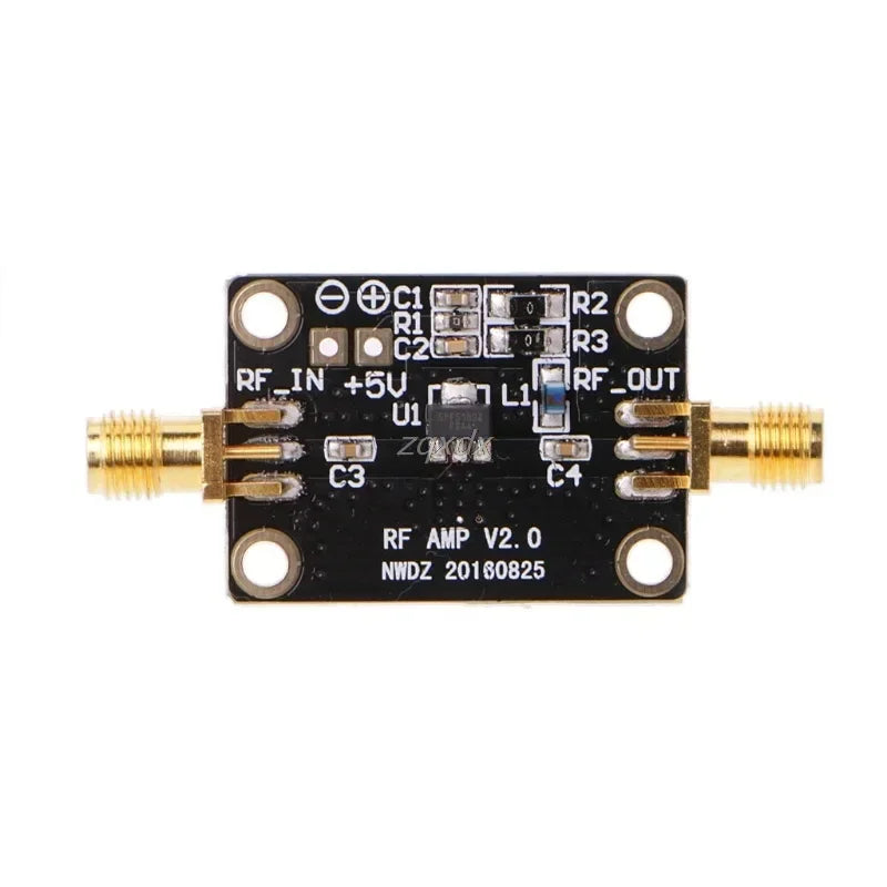 Household Ac Modular Contactor Contator LNA 0.1M 2G RF Wideband Amplifier 60dB High Gain Low Noise Amplification Module Qme