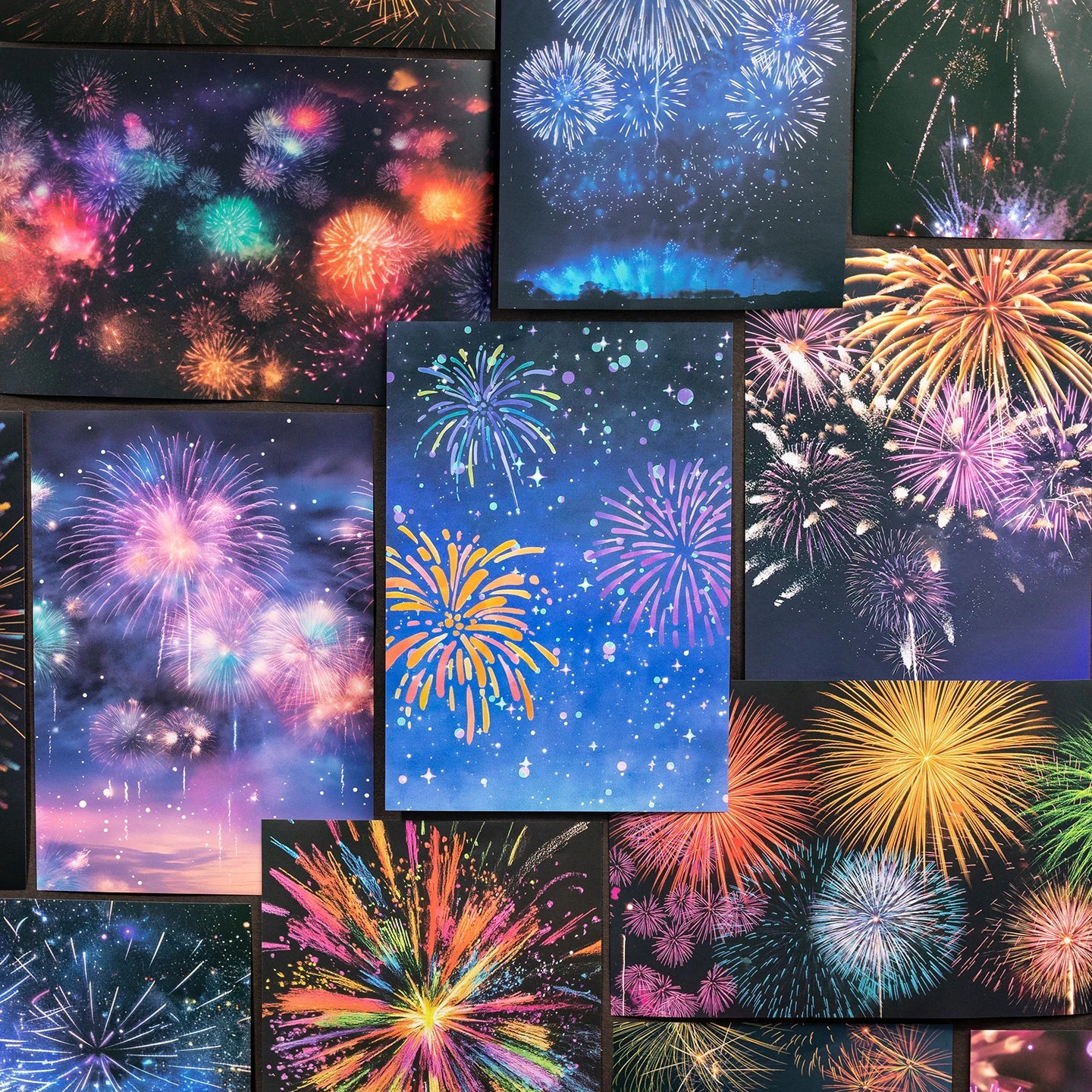 24 Sheets Tearable Paper for Scrapbooking DIY Craft Wrapping Sticker Background Art Card Decoration Qme