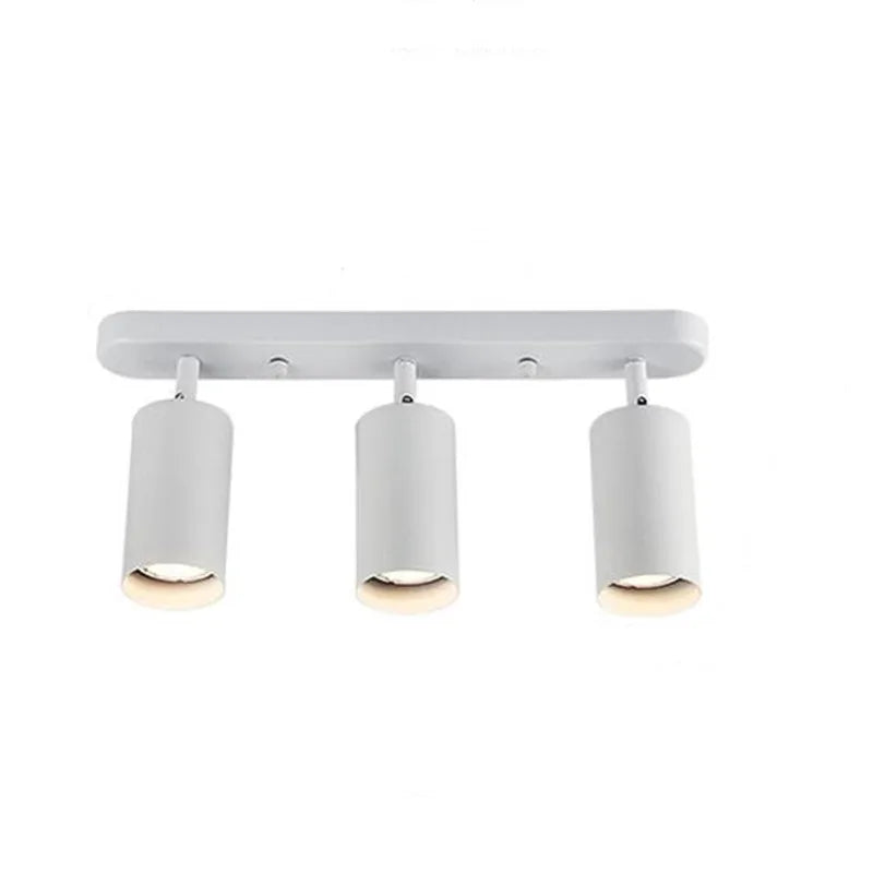 LED Ceiling Lights Home Decor GU10 Bulb Replaceable Lustre Spotlight Shop Kitchen Living Room Decoration Ceiling Chandelier Lamp Qme