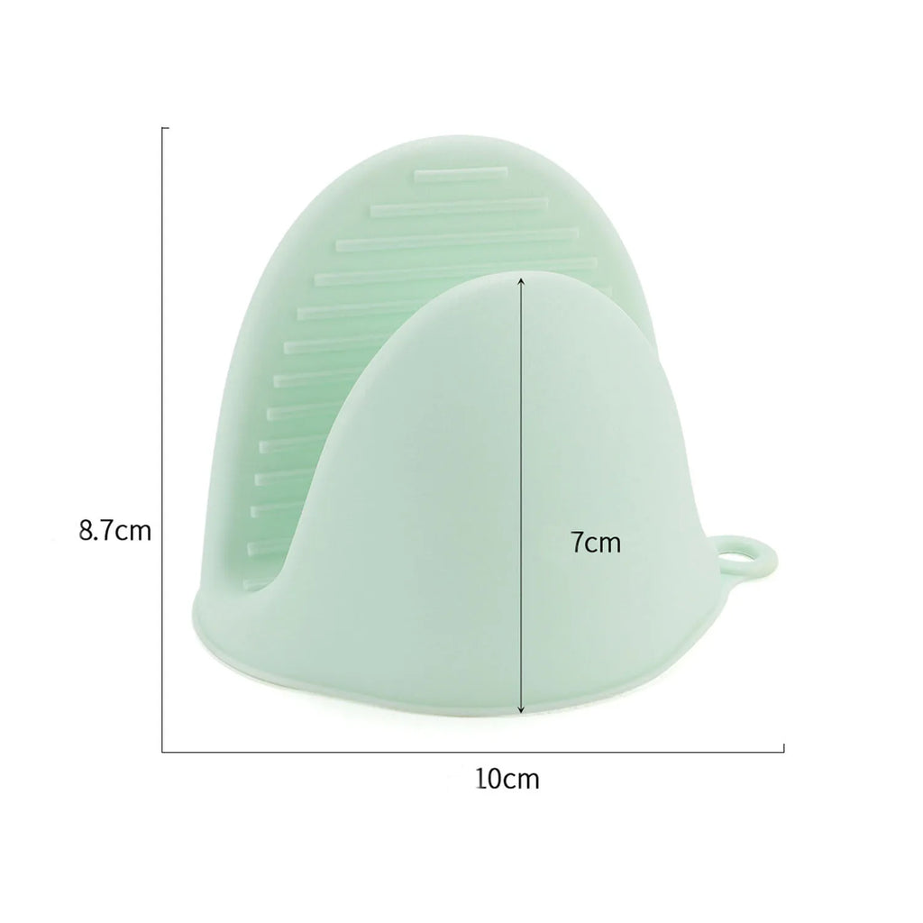 2pcs Oven Mitts Silicone Heat Resistant Pinch Mitts Anti Scalding Non Slip Gloves Clips Pot Holder Cooking Baking Oven Mitts Qme