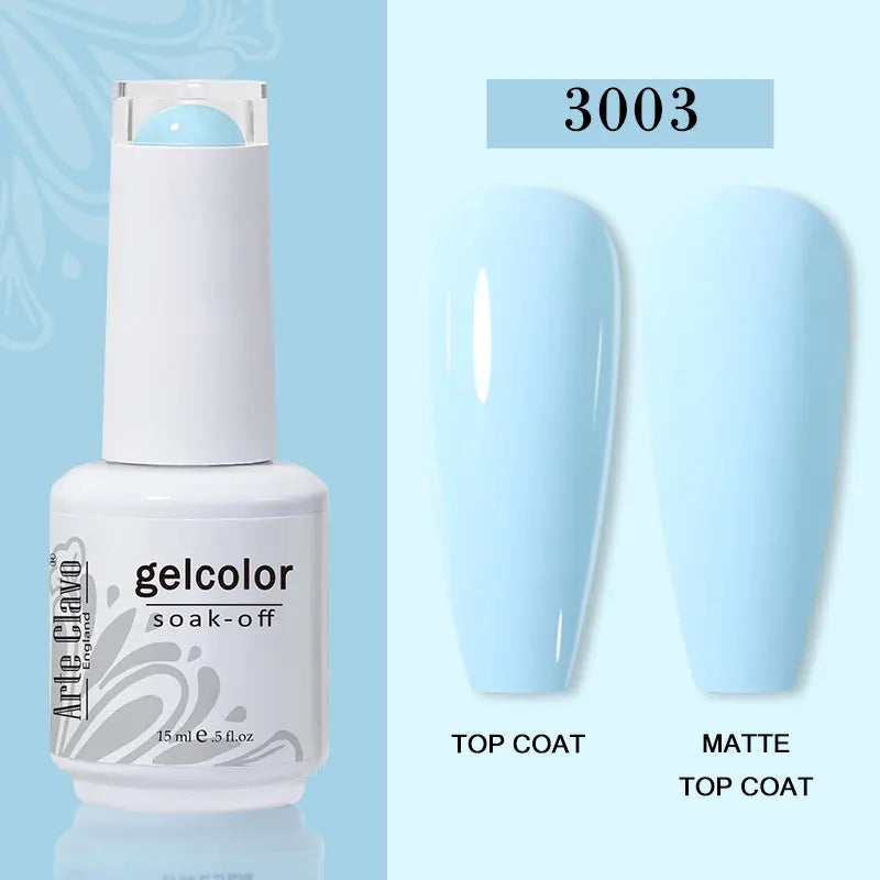 Arte Clavo Transparent Nude Pink Jelly Gel Nail Polish Semi Permanent